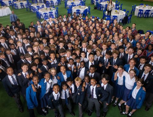 Grade 8 Mass Brings Bennies and Sister Schools Together